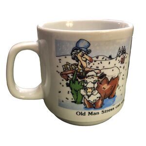 Vintage Drug Advertisement Coffee Mug for AureoS700, Cattle Drug, Farm Antibioti